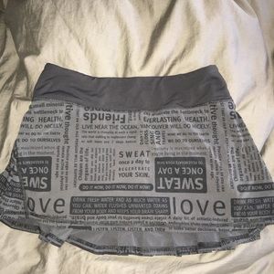 Lululemon Pace Setter Skirt
